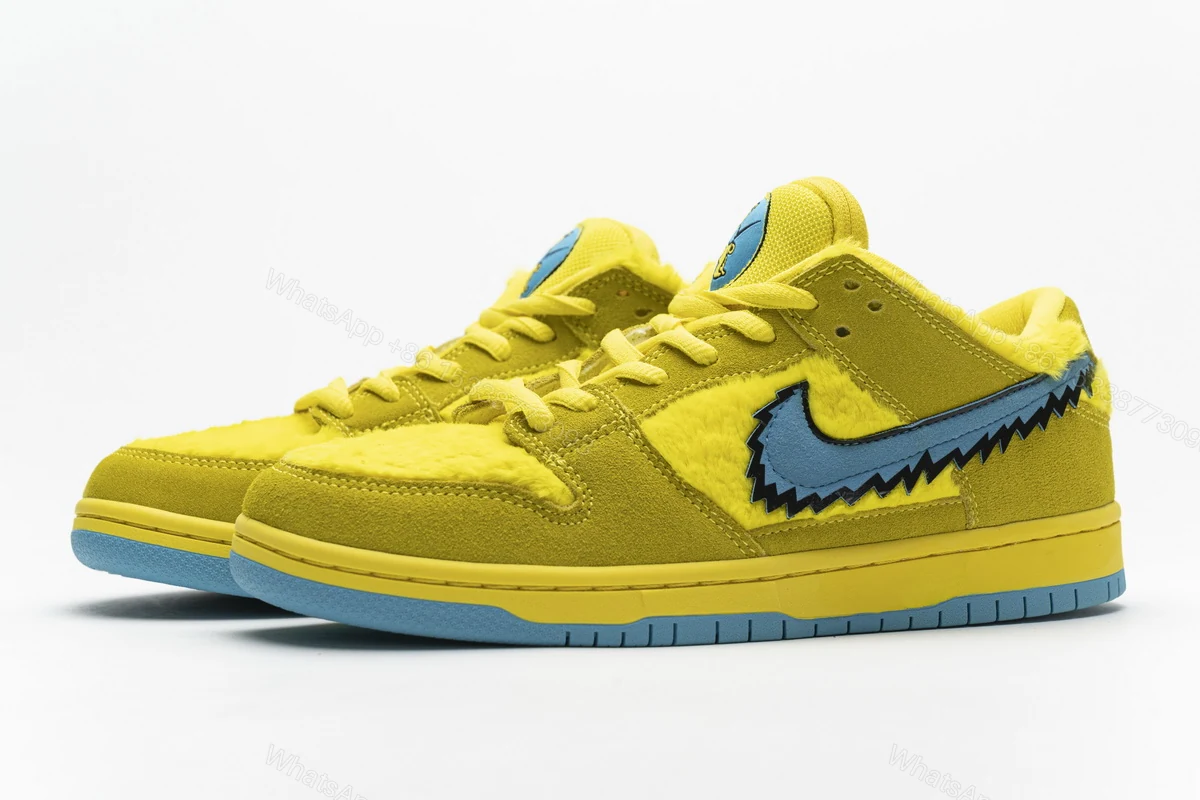 View 6 of Grateful Dead x Nike SB Dunk Low “ Yellow Bear” CJ5378-700
