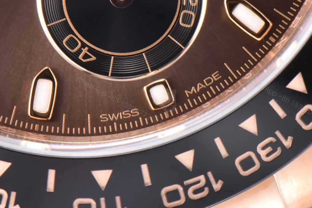 View 3 of WWF Factory Clean Factory Clean Rose Gold Daytona Rubber Strap Watch