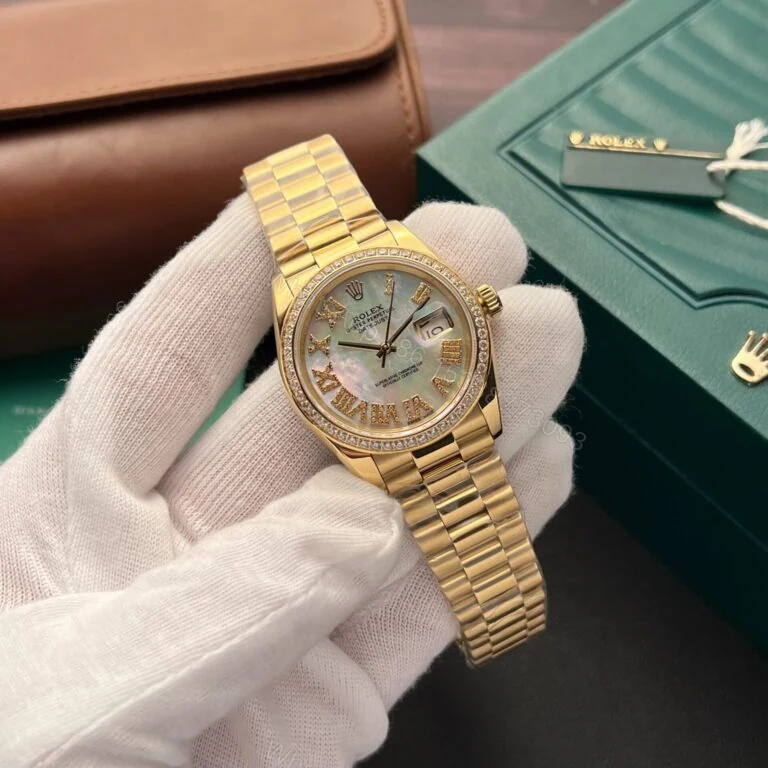 View 2 of Datejust 36mm Super Clone Mother Of Pearl Dial with Diamonds