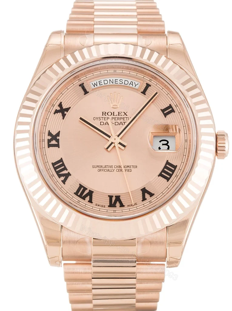 Replica Rolex Day-Date II Rose Dial 218235 40 mm — view 1
