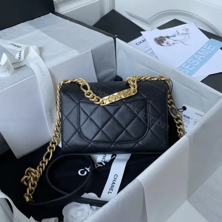 View 2 of Platinum Chain Quilted Crossbody â€“ Chanel-Inspired Luxury