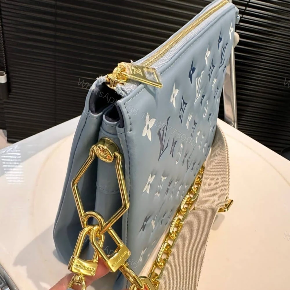 View 7 of Louis Vuitton Coussin PM Coussin Bag Blue 36Cm M22953