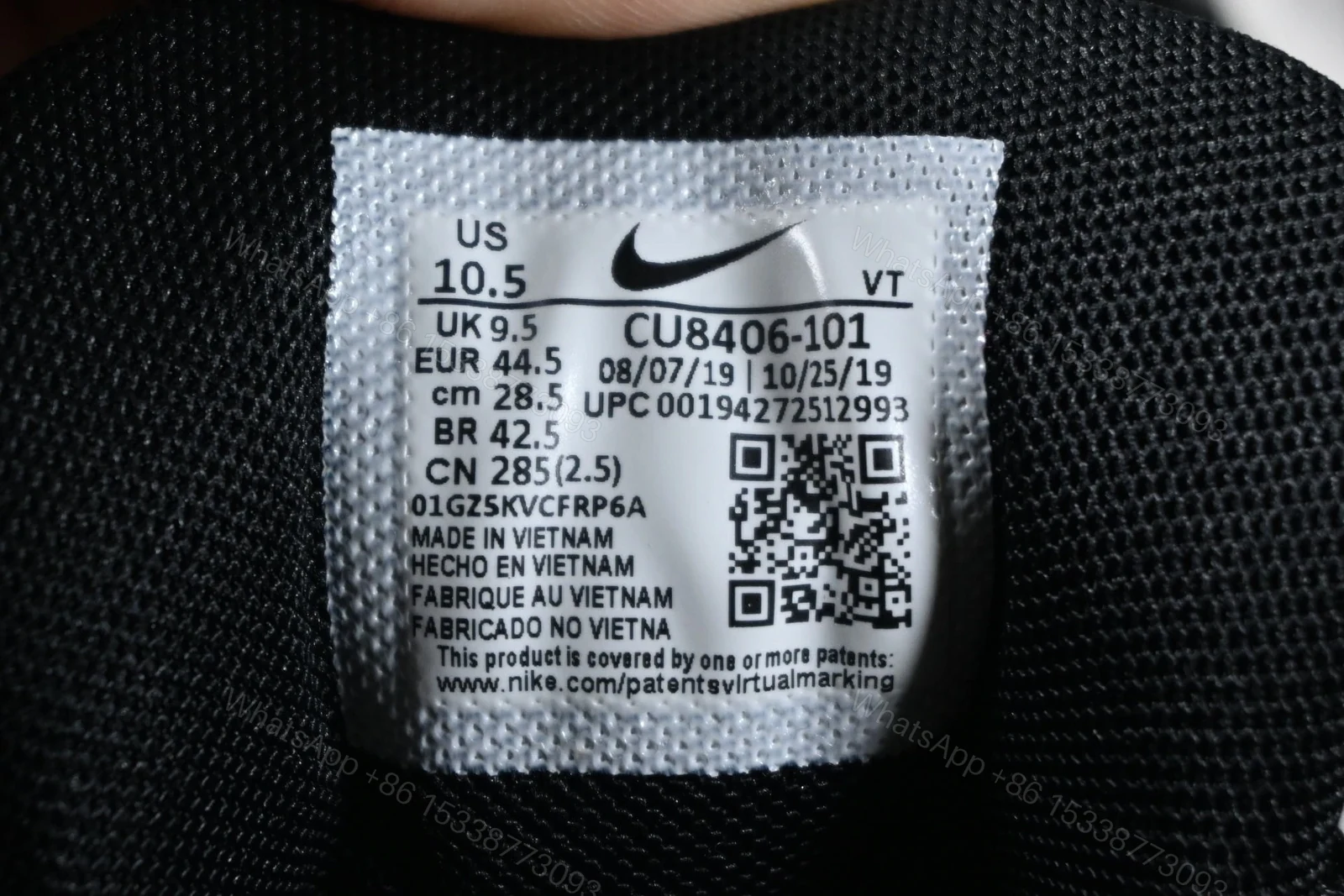 View 9 of Nike Air Max 95 Comme des Garcons Black Grey