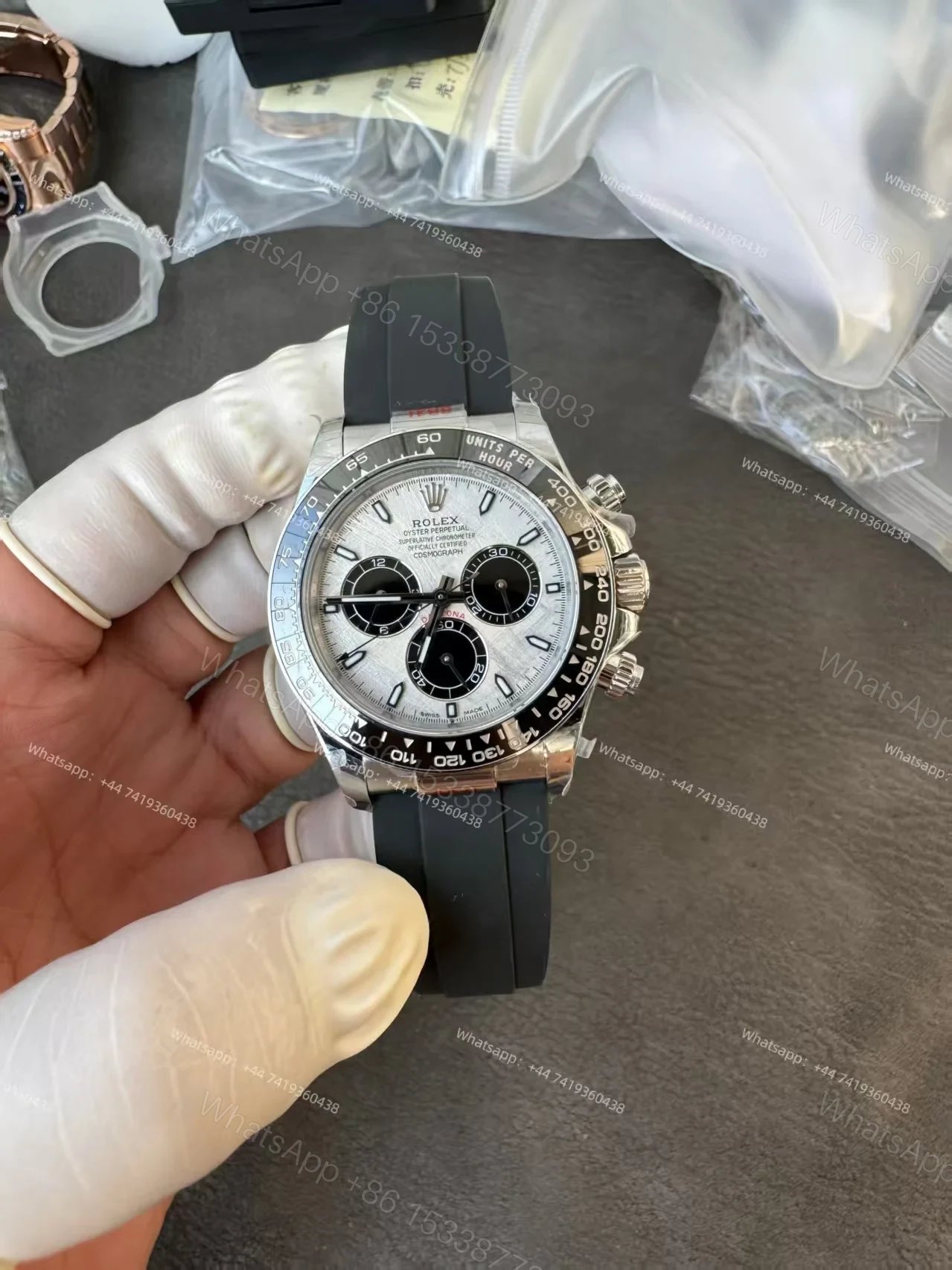 View 2 of Rolex Super Clone Daytona M126519LN-0007 Meteorite Dial 4131 Movement