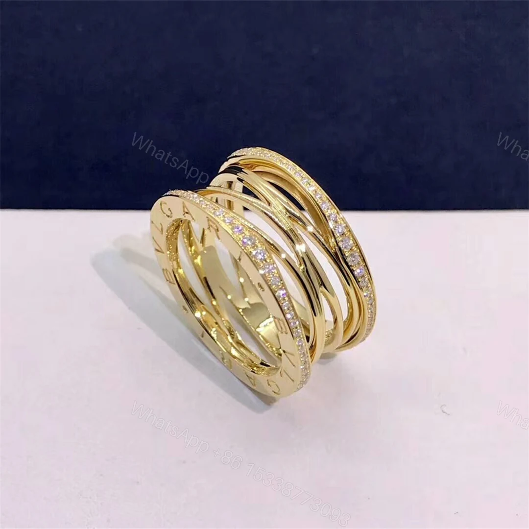 View 4 of Bvlgari B.zero1 Design Legend four-band Ring