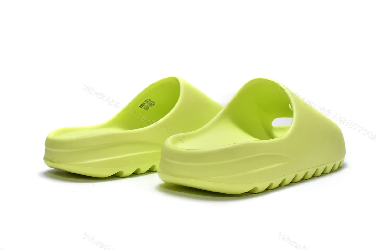 View 3 of adidas Yeezy Slide Reps Fluorescent Green GX6138