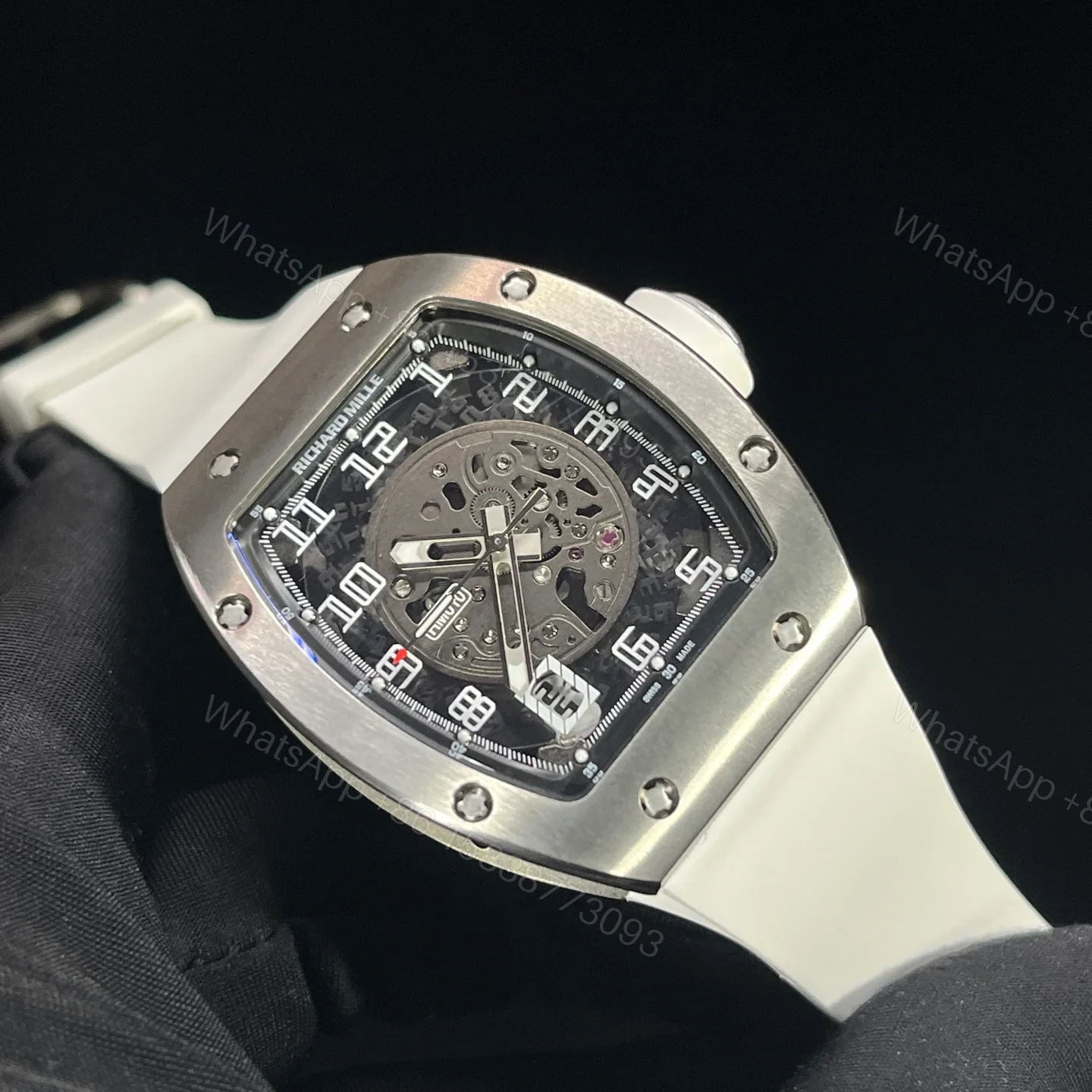 View 3 of Richard Mille Skeleton Automatic Luxury Watch RM010-SKELETON-AUTO-48X39