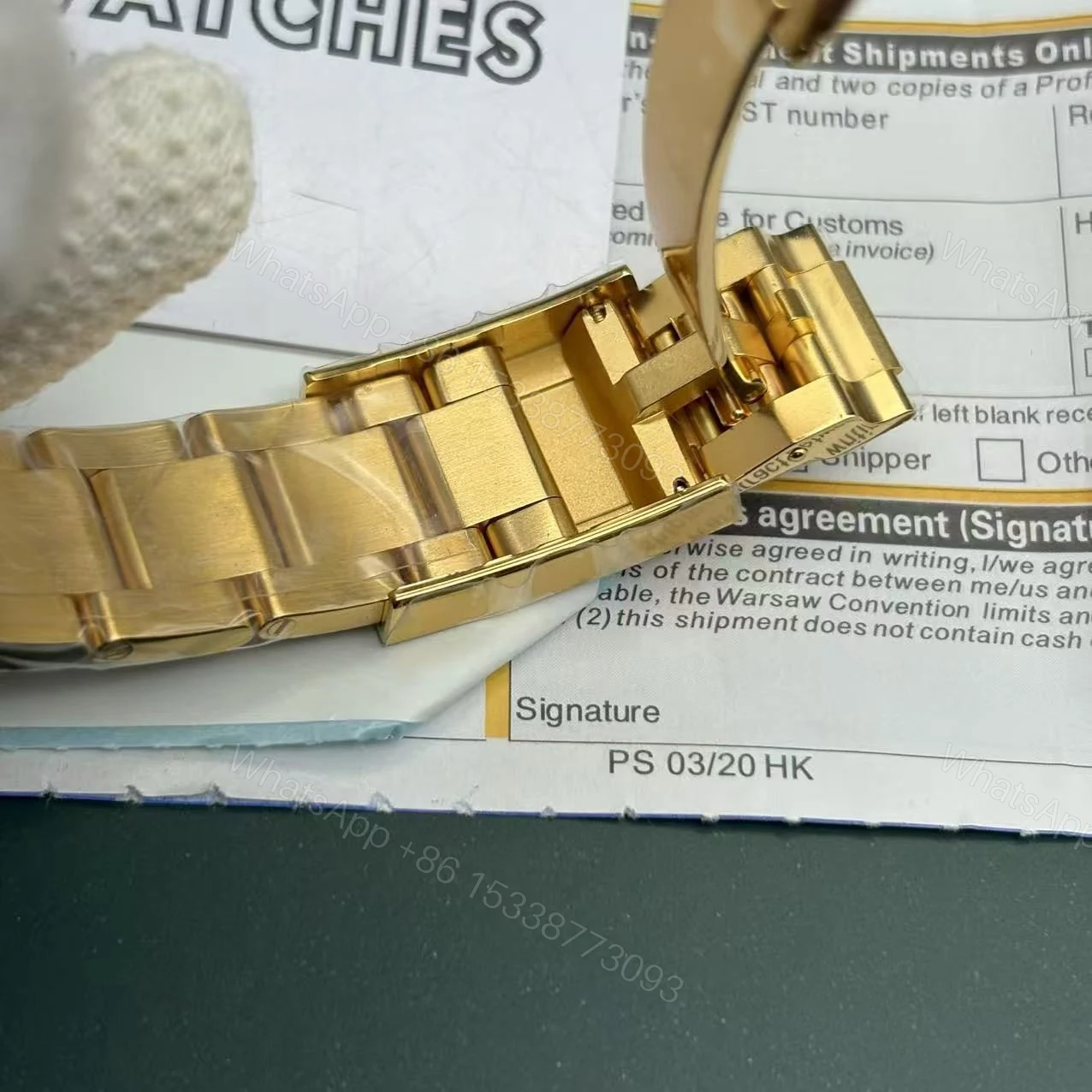 View 14 of Super Clone Rolex Daytona Gold with Blue Dial 116528 Replica
