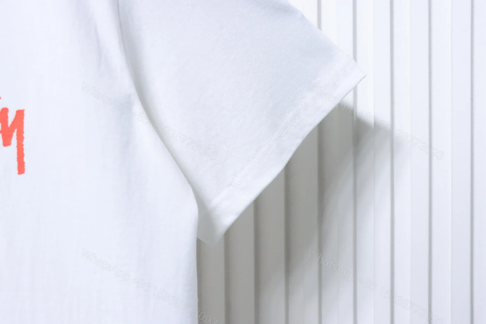 View 5 of Stussy Monroe Print Short Sleeve Shirt white