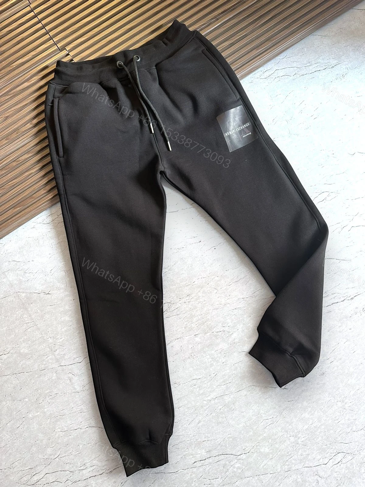 First Copy Armani Exchange Premium Warm Trackpants for Men — view 1