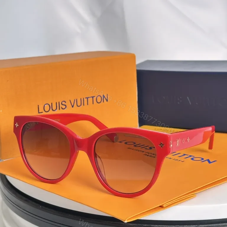 View 6 of Bold LV Acetate Sunglasses: Luxe Minimalist Style