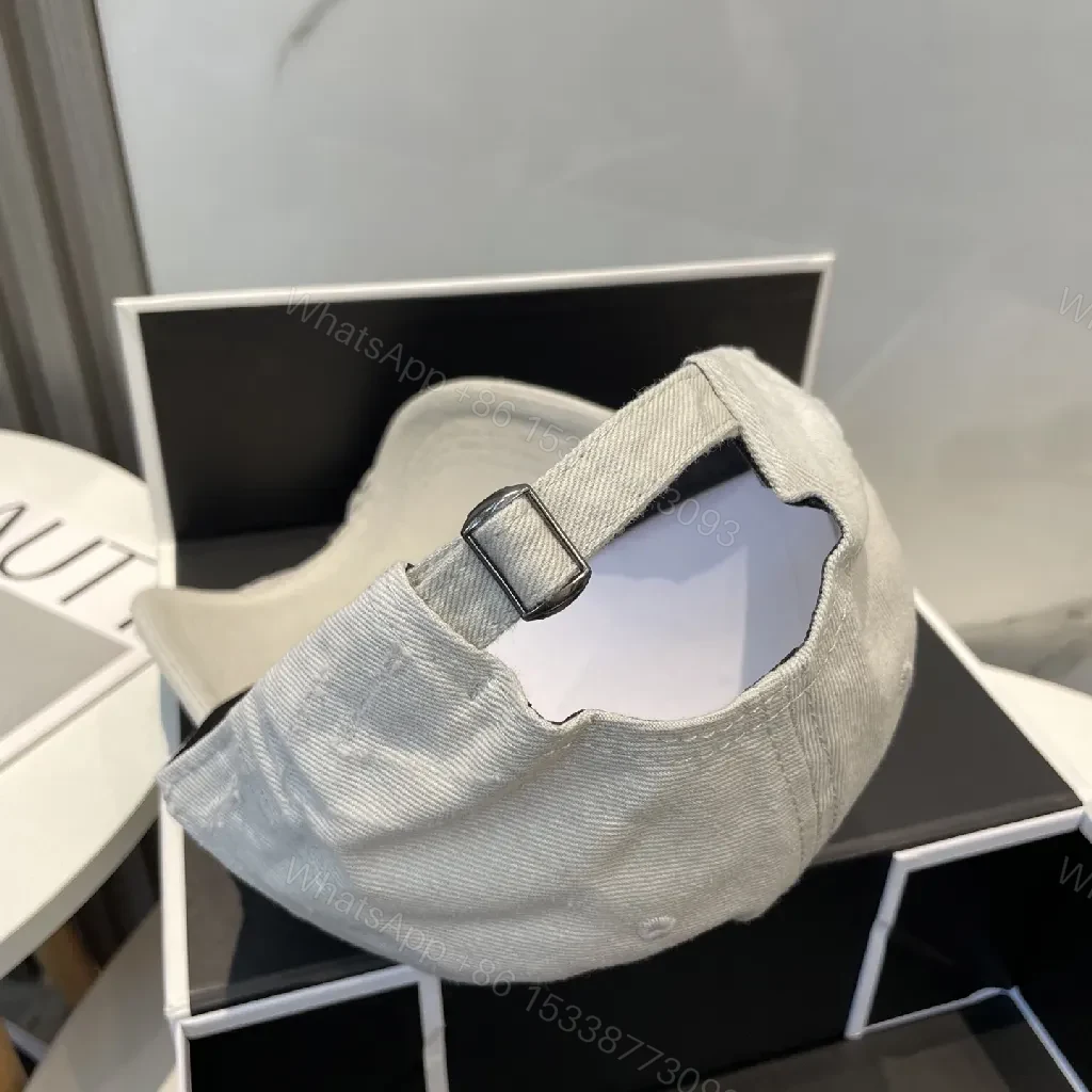 View 6 of Distressed Monogram Cap: Subtle Chic & Everyday Edge