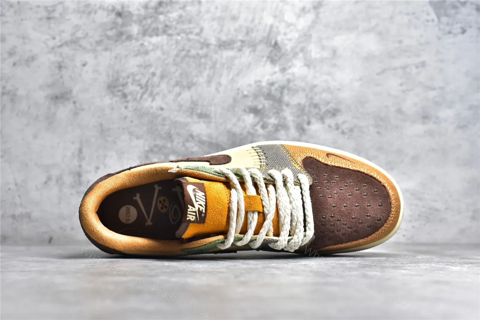 View 6 of Zion Williamson x Air Jordan 1 Retro low og “voodoo” Replica