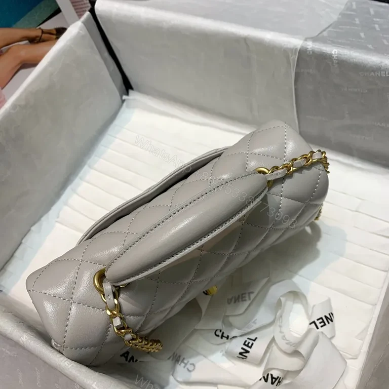 View 9 of Chic Quilted Mini Bag with Gold Clasp â€“ Luxury Everyday Bag
