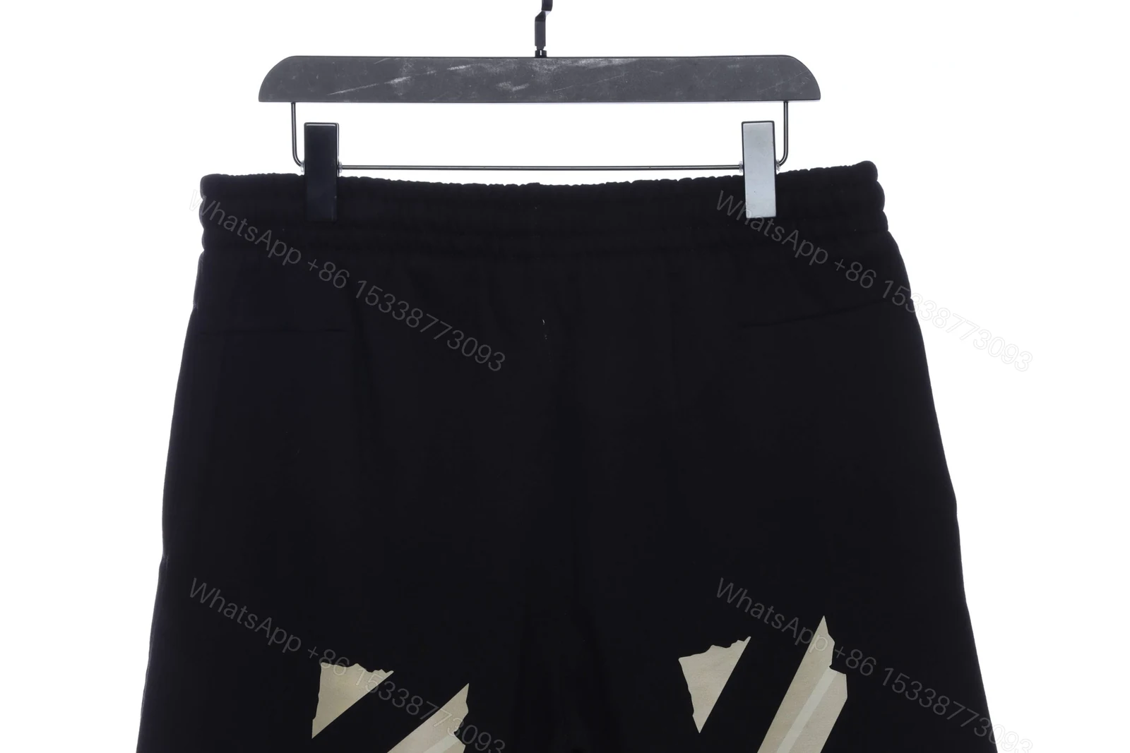 View 2 of Off-White Rubber Strip Printed Shorts