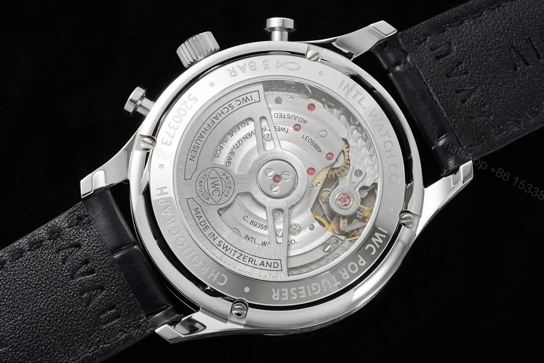View 8 of IWC Portugieser Chronograph Stainless Steel / Green Dial IW3716-15
