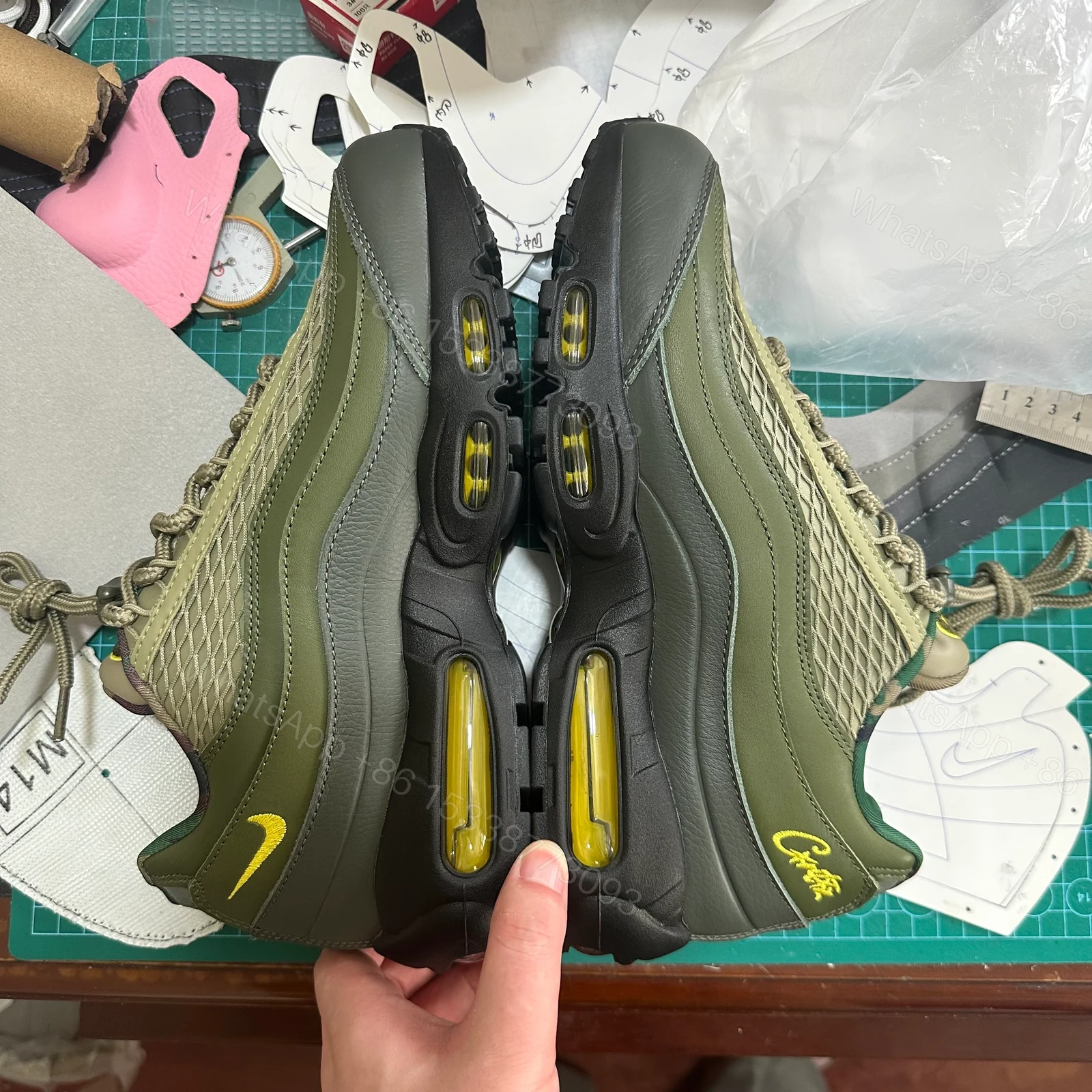 View 10 of Nike Air Max 95 SP Corteiz Gutta Green
