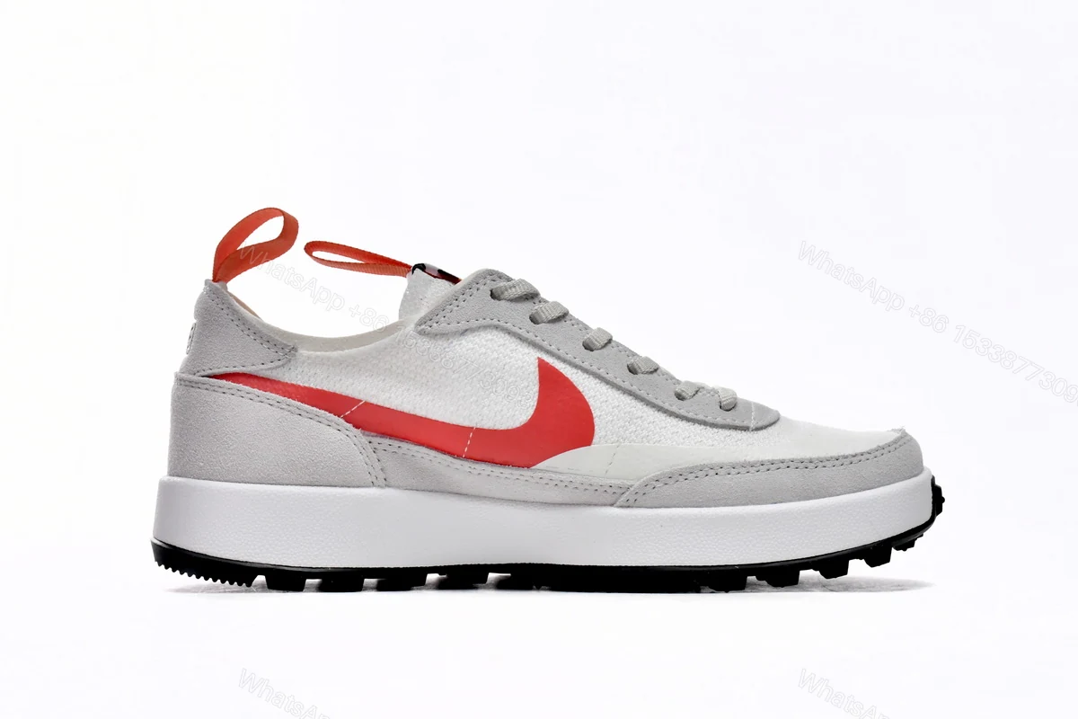 View 2 of Tom Sachs x NikeCraft General Purpose Shoe Rice Grey Red DA6672-300