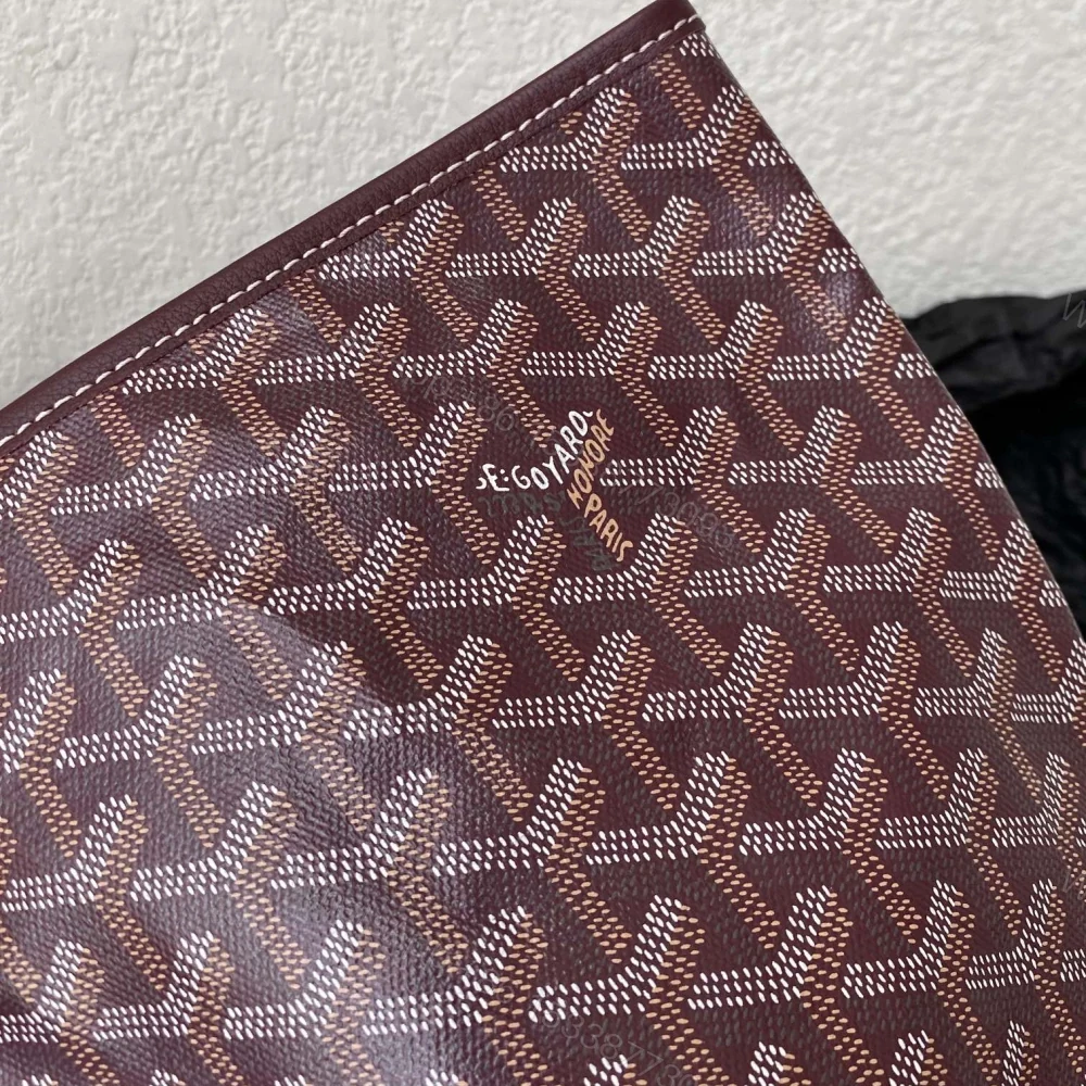 View 5 of 高仿Goyard*STLOUIF滿印Tote購物袋朱紅中號免檢版