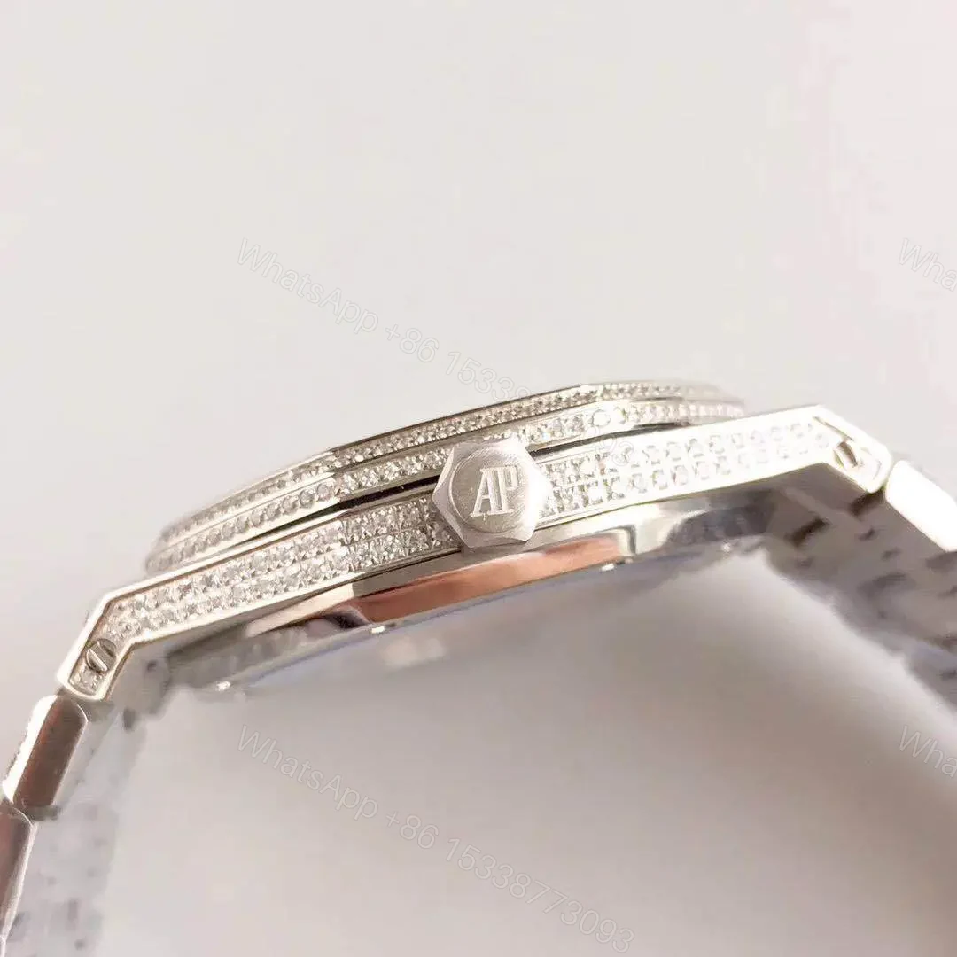 View 8 of Replica AP Royal Oak Full Diamond