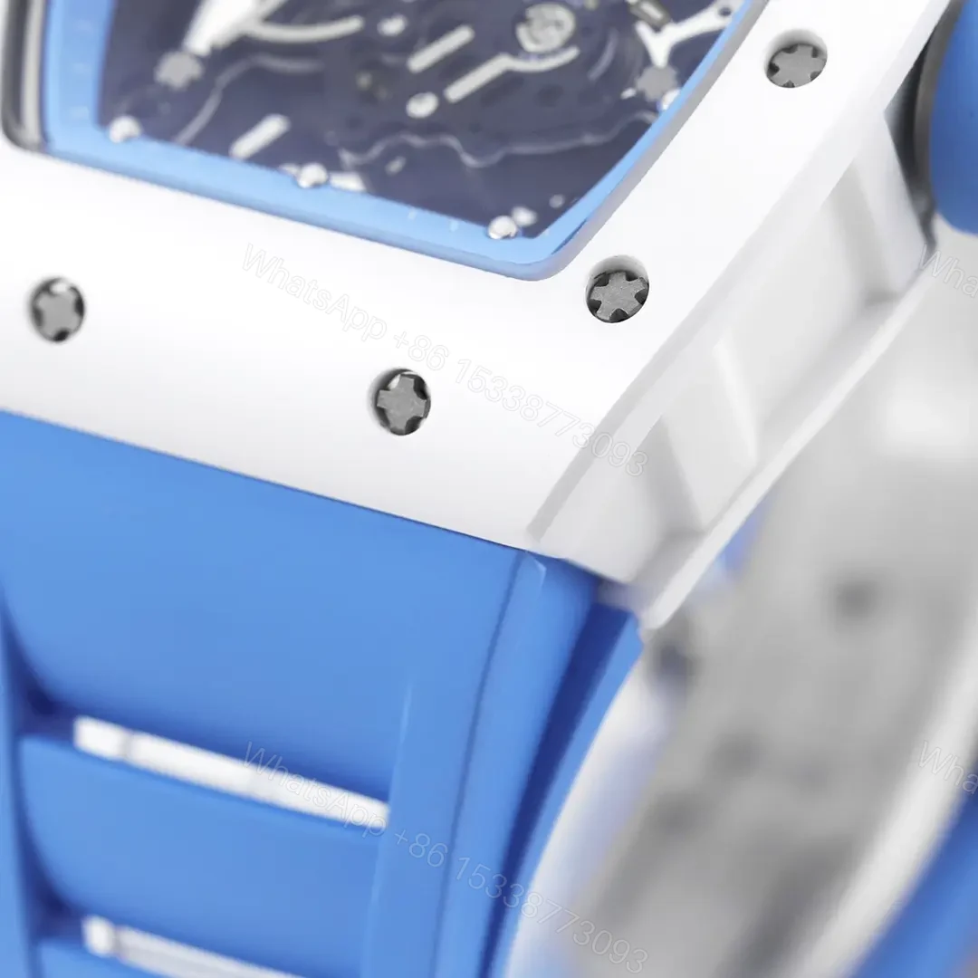 View 5 of JB Factory KU+ KV-V5 White & Blue Ceramic Watch