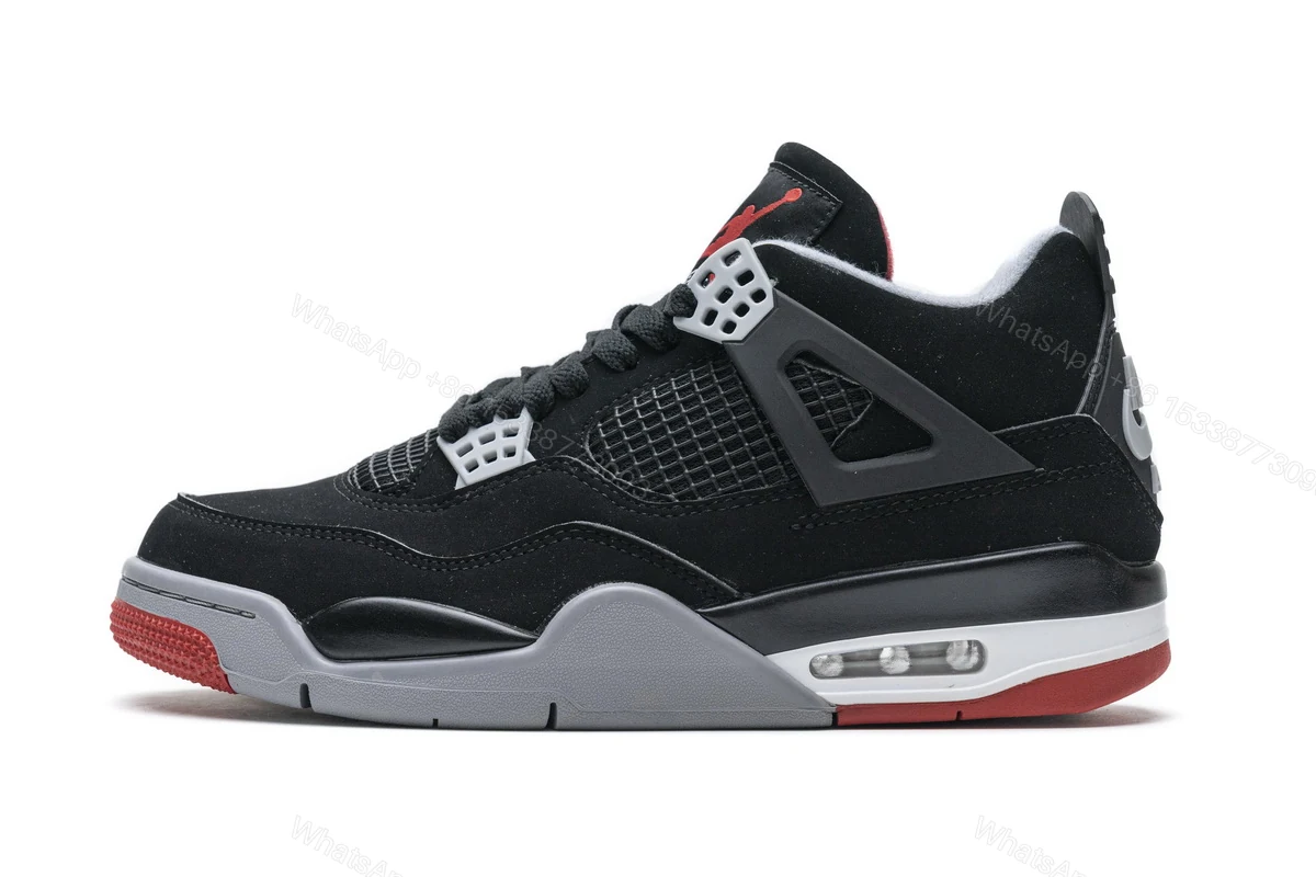 View 12 of Air Jordan 4 Retro Bred 308497-060