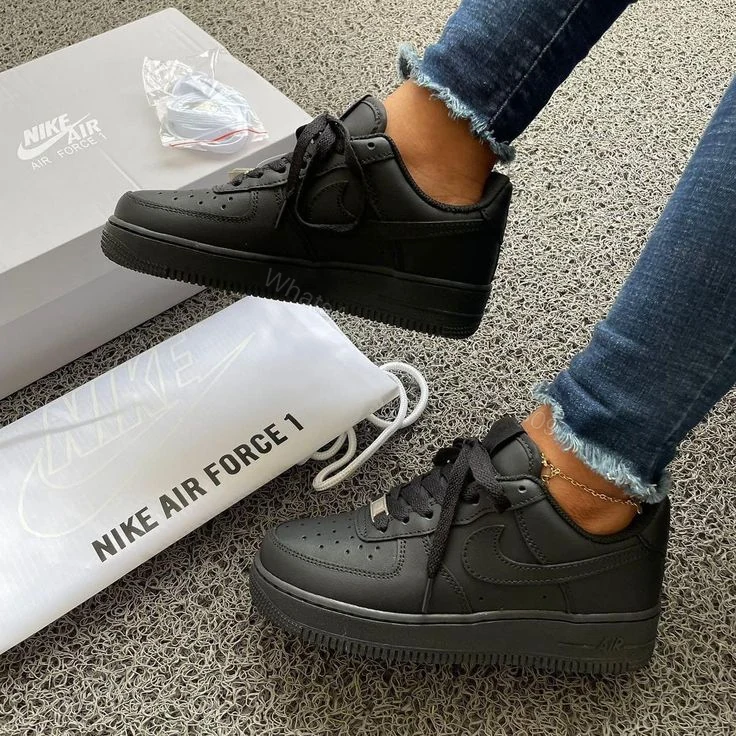 View 3 of FIRST COPY Nike Airforce 1 Low Black For Women