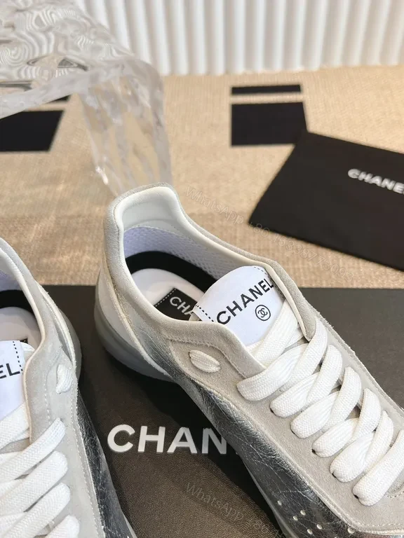 View 8 of Chanel-Inspired Silver Runner: All-Day Comfort Sneakers