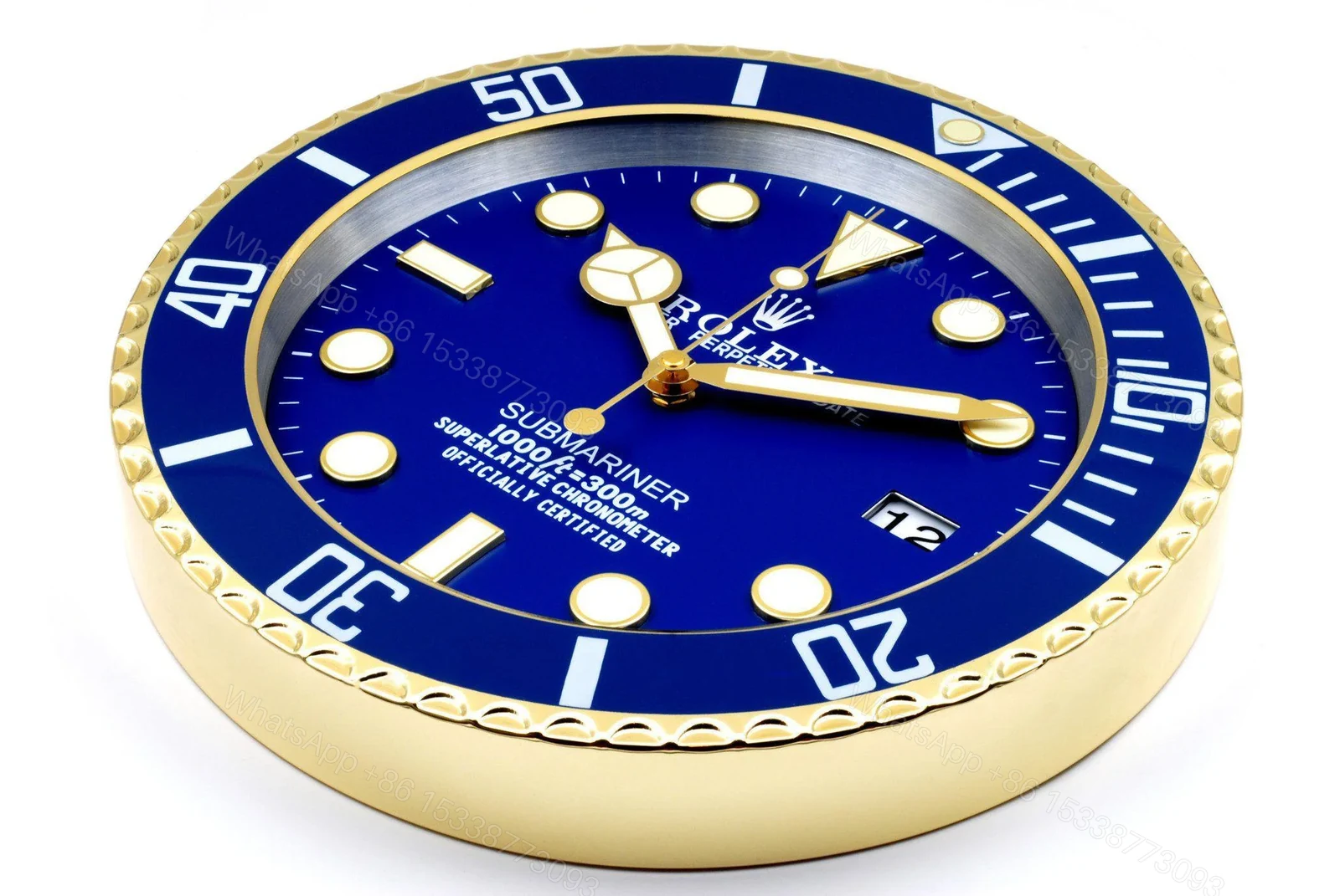 View 2 of ROLEX WALL CLOCK – SUBMARINER BLUESY