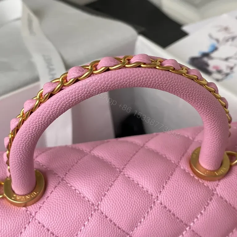 View 6 of Soft Quilted Pink Mini Bag: Compact Luxury, Day-to-Night Versatility