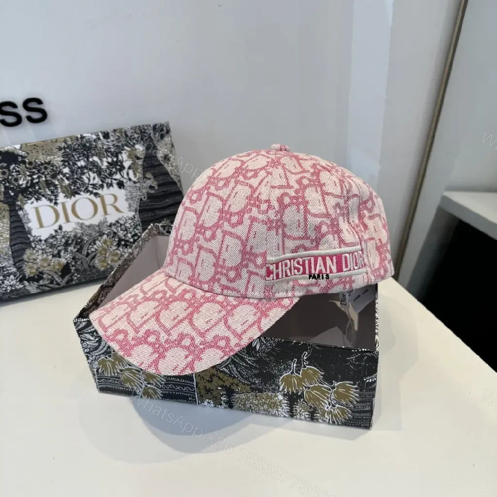 View 7 of Light Pink Monogram Baseball Cap with Raised Logo Patch