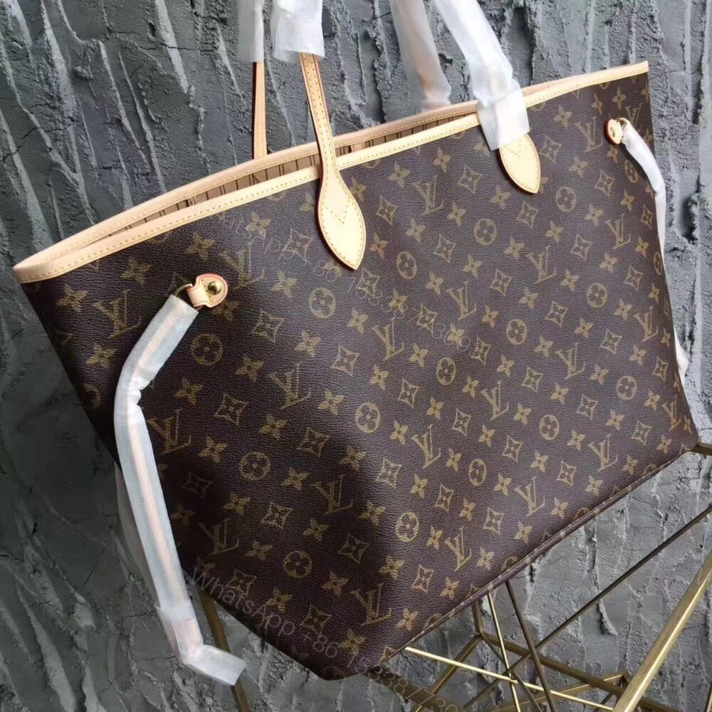 View 2 of Louis Vuitton Neverfull GM Monogram Beige 39Cm M40990