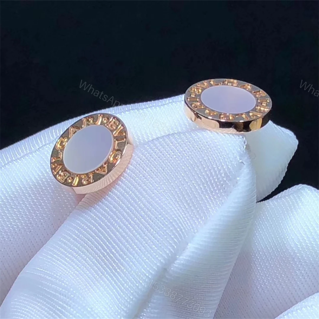 View 2 of Bvlgari Bvlgari Earrings Mother of Pearl