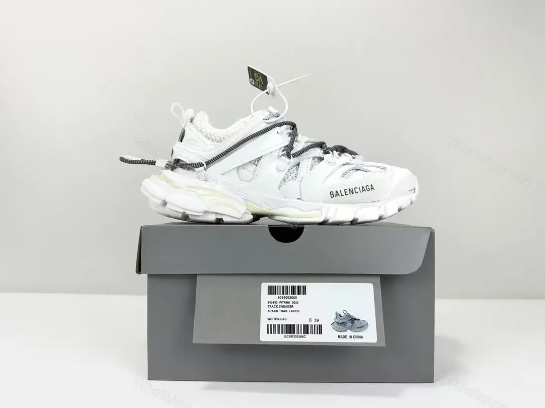 View 5 of White Leather Sculpted-Sole Luxury Sneaker, High-Impact Style