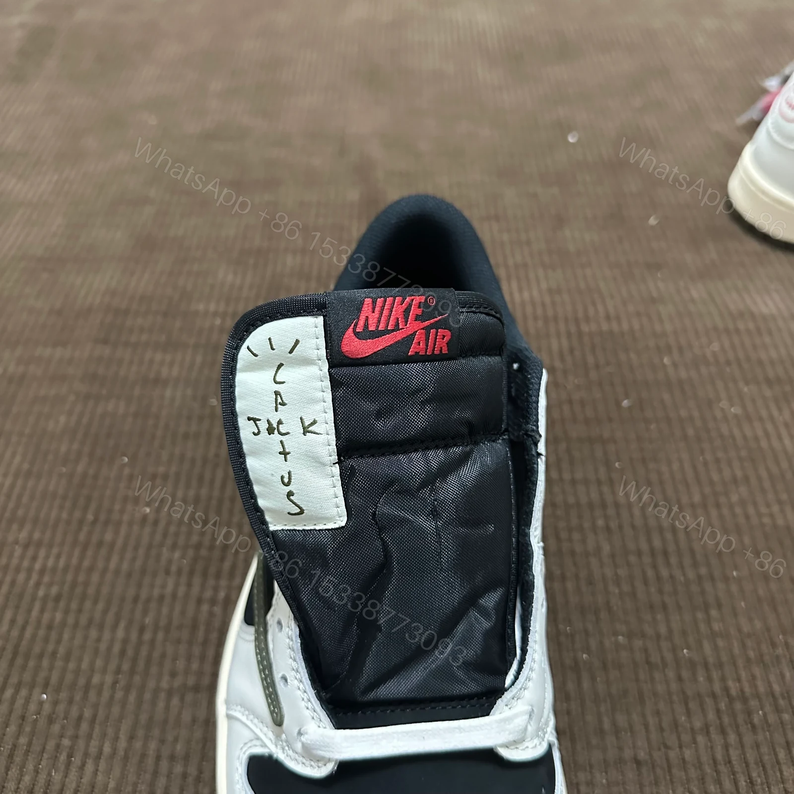 View 4 of Jordan 1 Retro Low OG SP Travis Scott Olive (Women's)