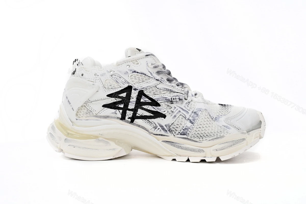 View 2 of Balenciaga Runner White And Black Characters