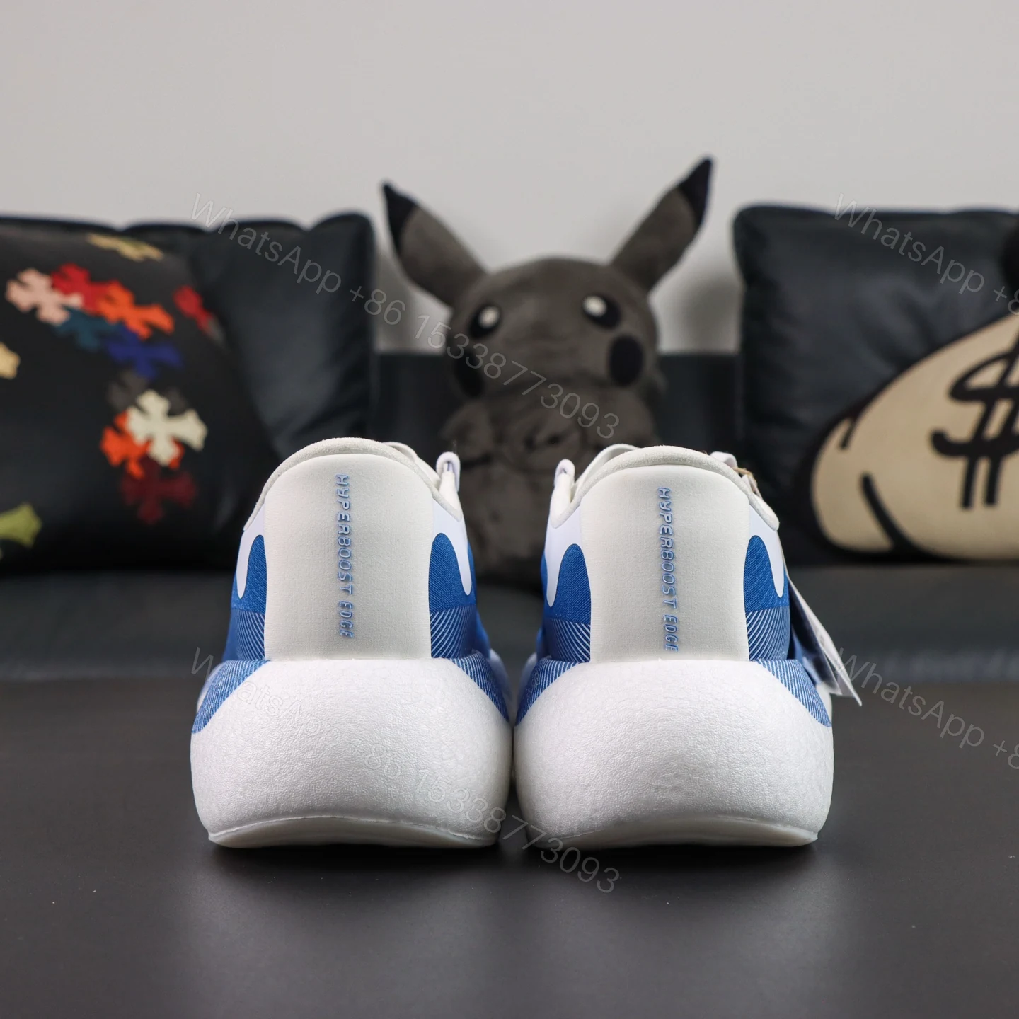 View 7 of adidas Hyperboost Edge White Blue
