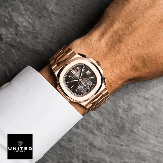 View 9 of Patek Philippe Nautilus Brown Dial Replica
