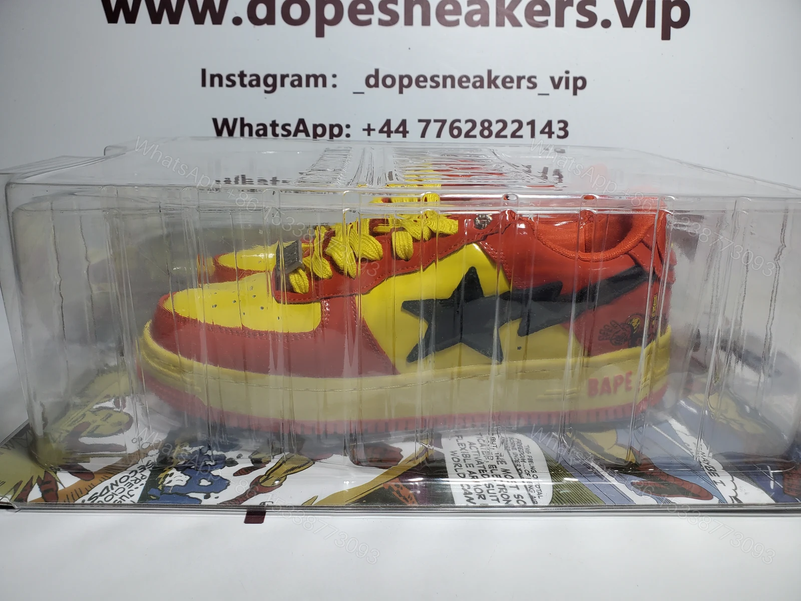 View 5 of BAPE Marvel x Bapesta 'Iron Man' (2022)(BapeSta)