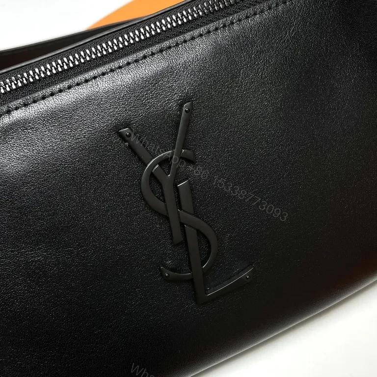 View 6 of Compact Leather Belt Bag â€” Subtle YSL Monogram, All-Day Luxury