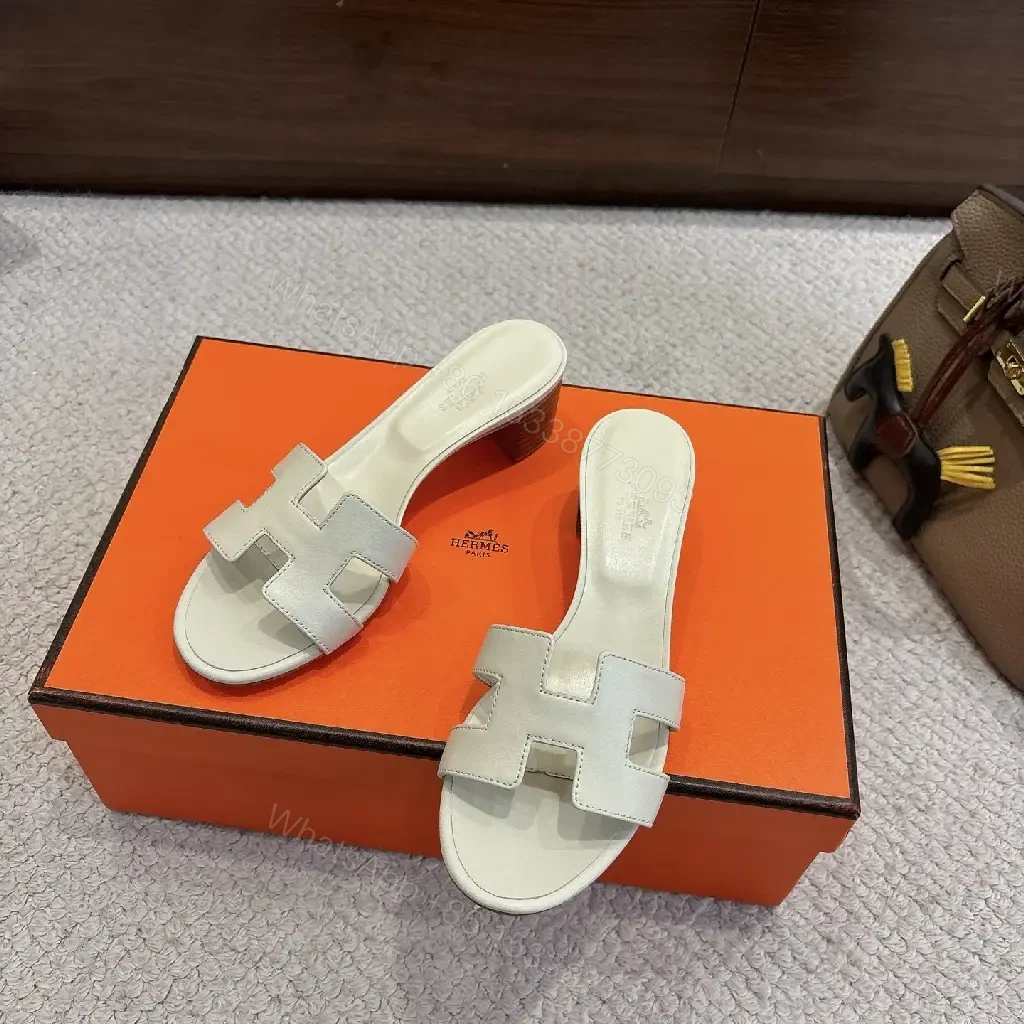 View 3 of Sophisticated Leather Slides: Minimalist, Signature Flair, Comfort