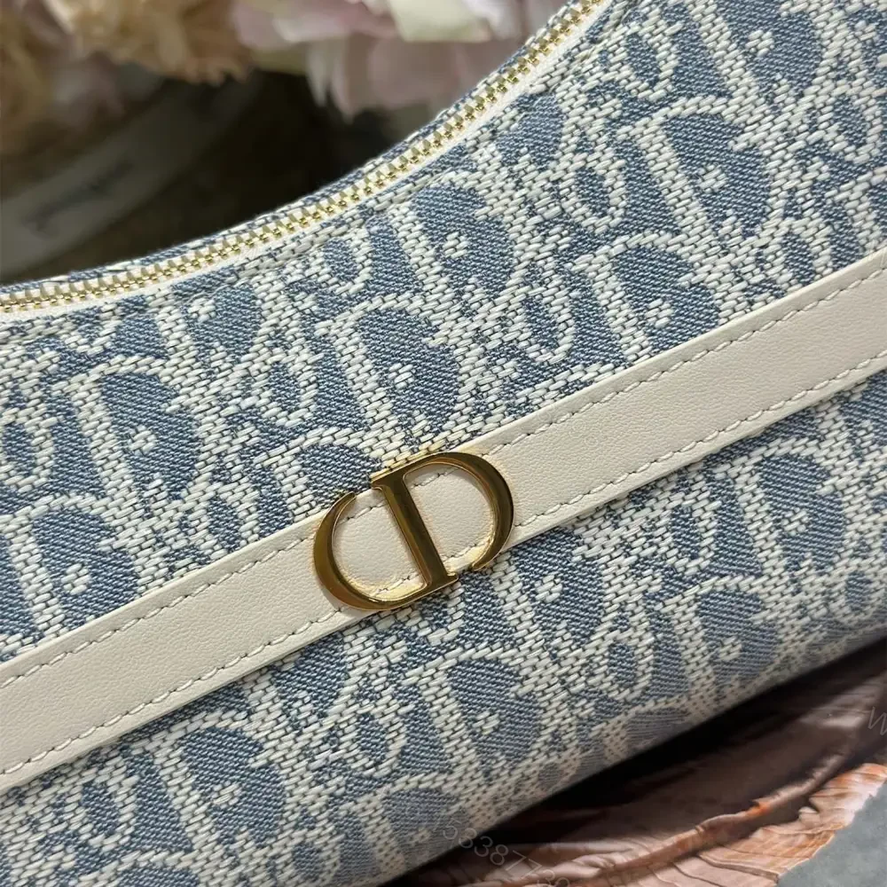 View 6 of 高仿Dior*Montaigne系列S238M925米色印花腋下包Mini免檢版