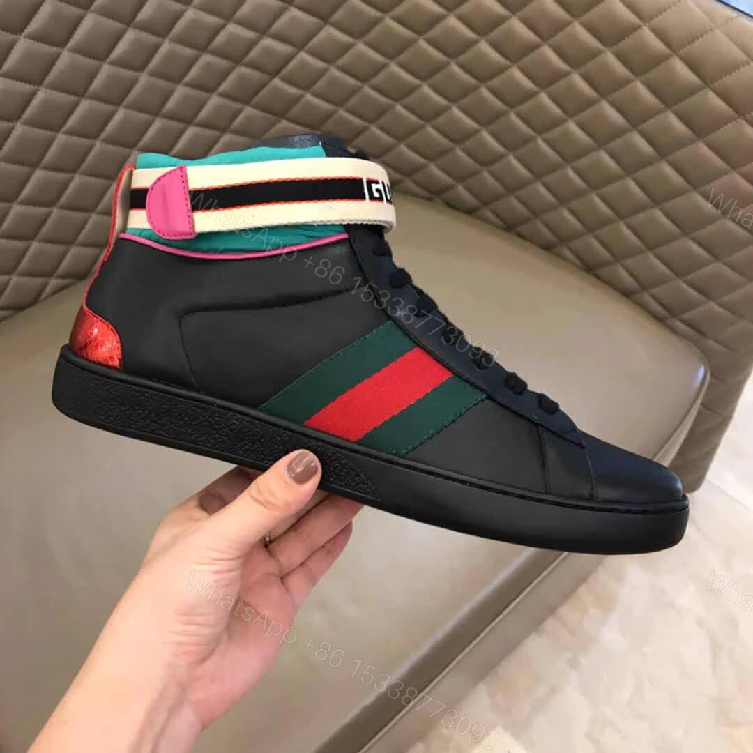 View 2 of GUCCI STRIPE ACE HIGH-TOP SNEAKER – GC50