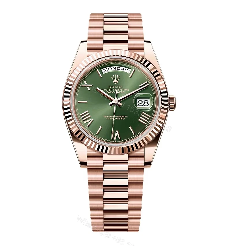 Superclone Rolex Day-Date Olive Green Dial 228235-0025 40 mm — view 1
