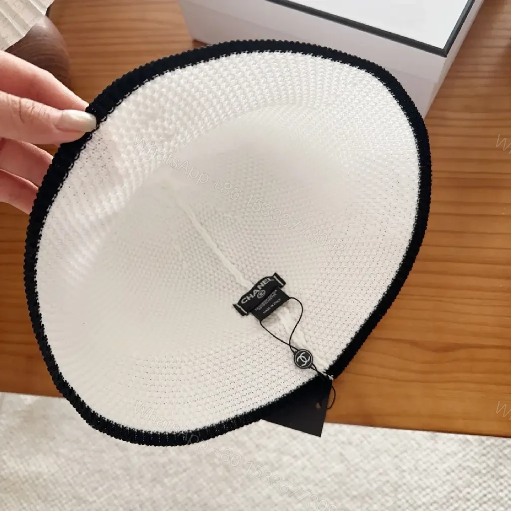 View 3 of Knit Bucket Hat with Signature Interlocking Logo