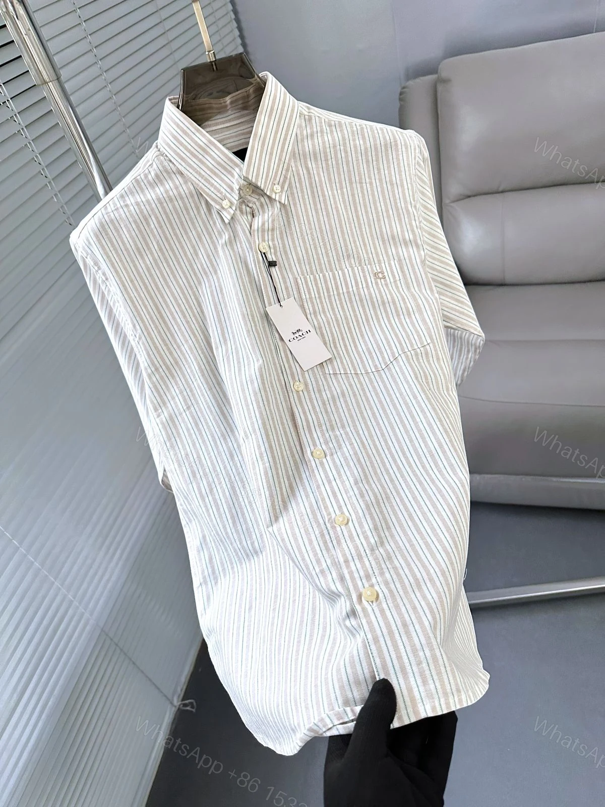 View 2 of Coach Imported Quality Exclusive Shirt First Copy | AAA+ Replica