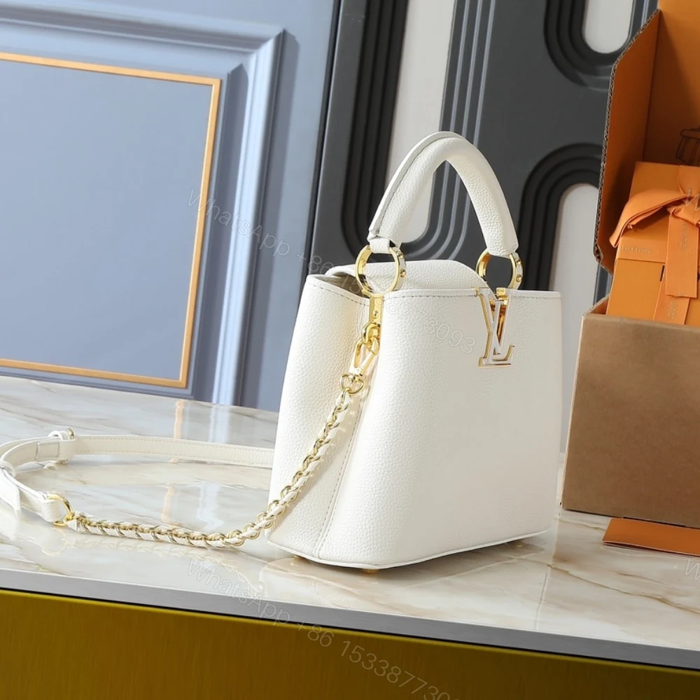 View 3 of Louis Vuitton Capucines BB Snow White 27Cm M55832