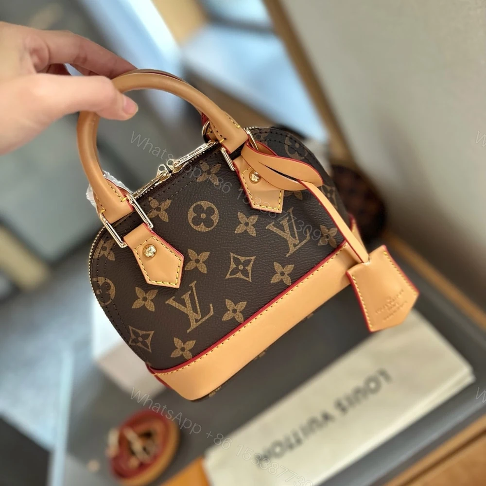 View 6 of Louis Vuitton Alma Nano Bag Monogram Brown 18Cm M82717