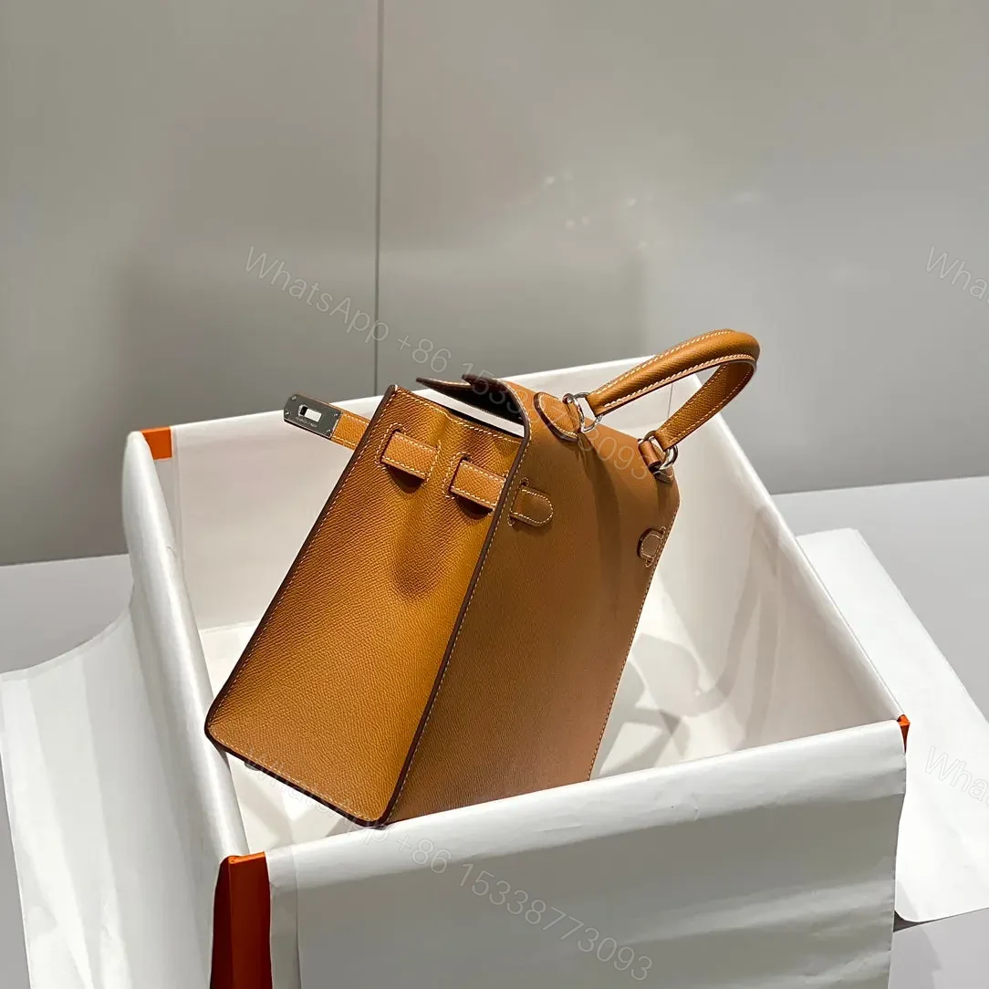 View 5 of HN 28CM IN GOLD EPSOM PALLADIUM HARDWARE