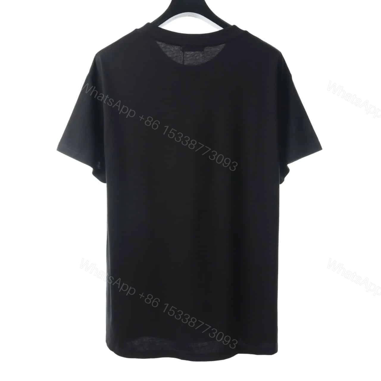 View 2 of BALENCIAGA CROWN EMBROIDERED BLACK T SHIRT